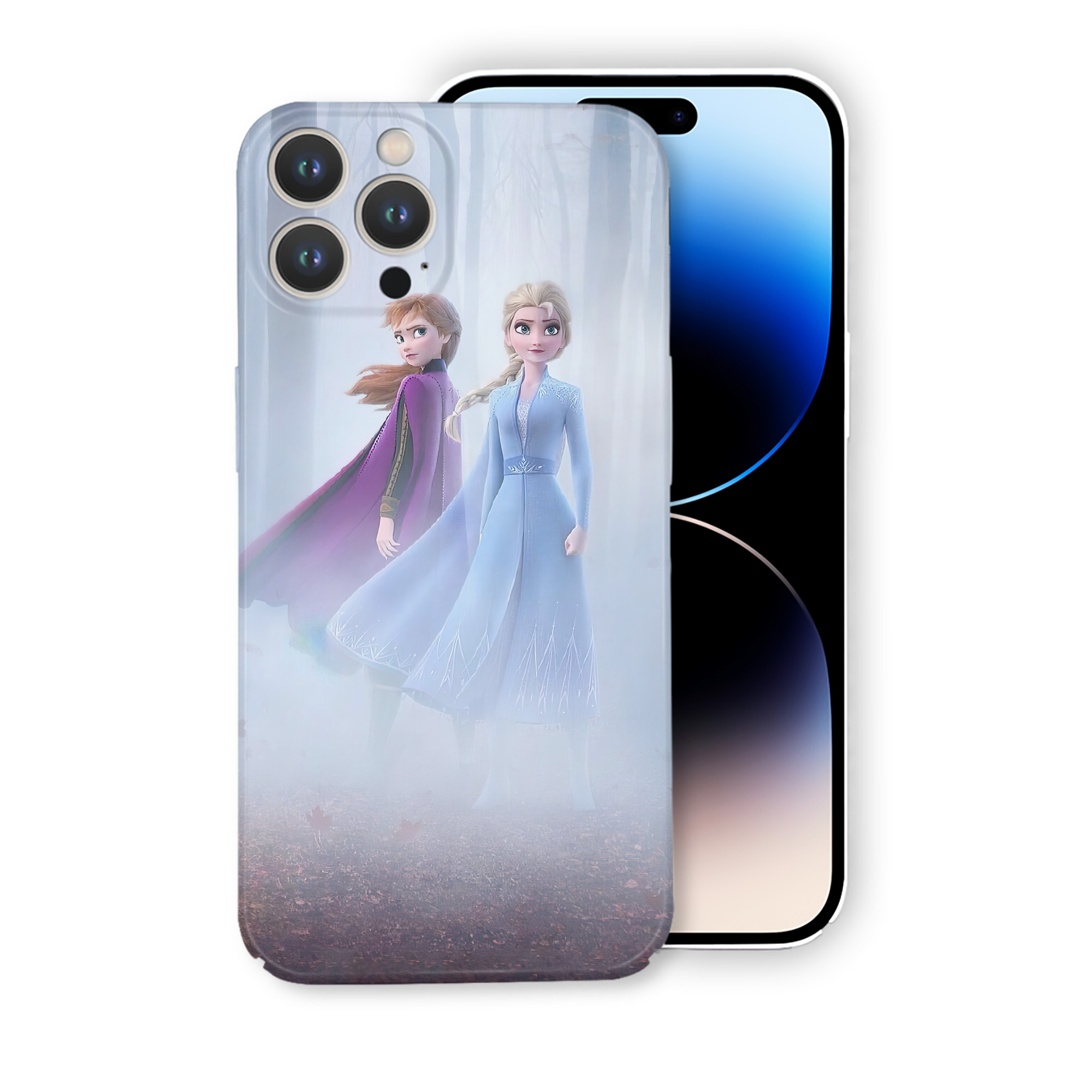 （画像用） アナと雪の女王 アンナ エルサ Frozen Anna Elsa 【iPhone 14シリーズ対応】ハードケース